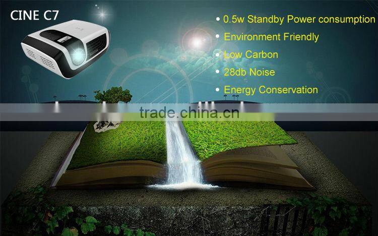 New arrival !!! C7 1080P 100Hz LED mini pocket projector