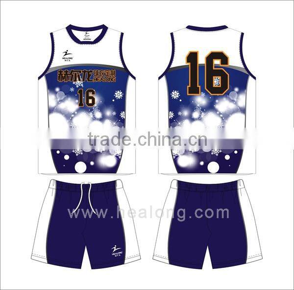 printed volleyball jersey volleyball uniform set high quality custom volleyball jersey