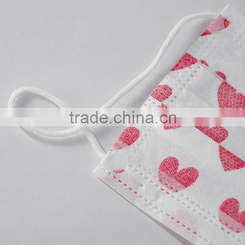 disposable 3ply earloop dental supply face mask