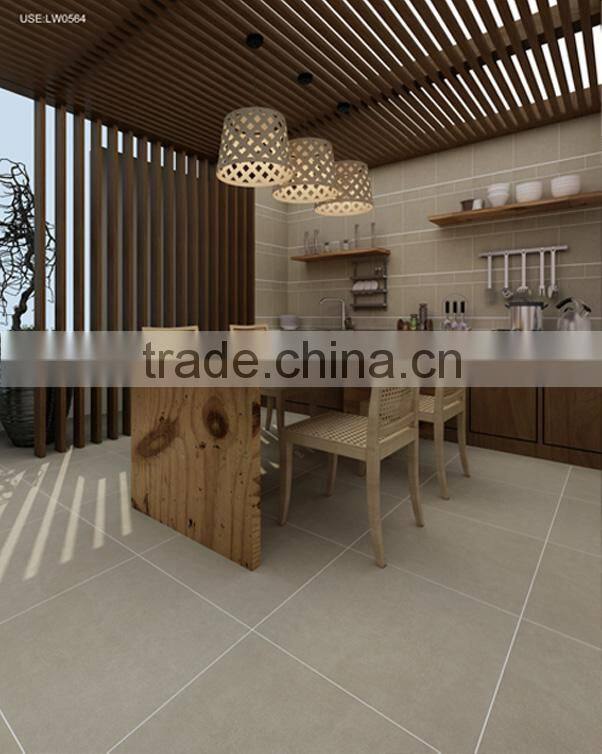Decorative flooring rectified edge 3D digital inkjet wood look soft glazed surface ceramic floor tile