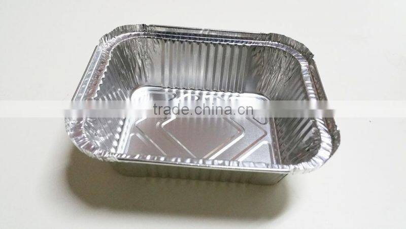 2015 Supper Quality Disposable square aluminum food container packaging