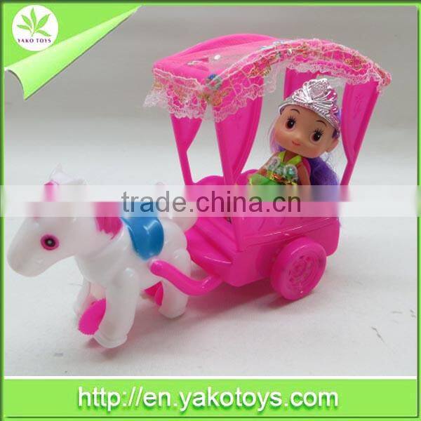 Cute mini doll set with common bathing pool for children