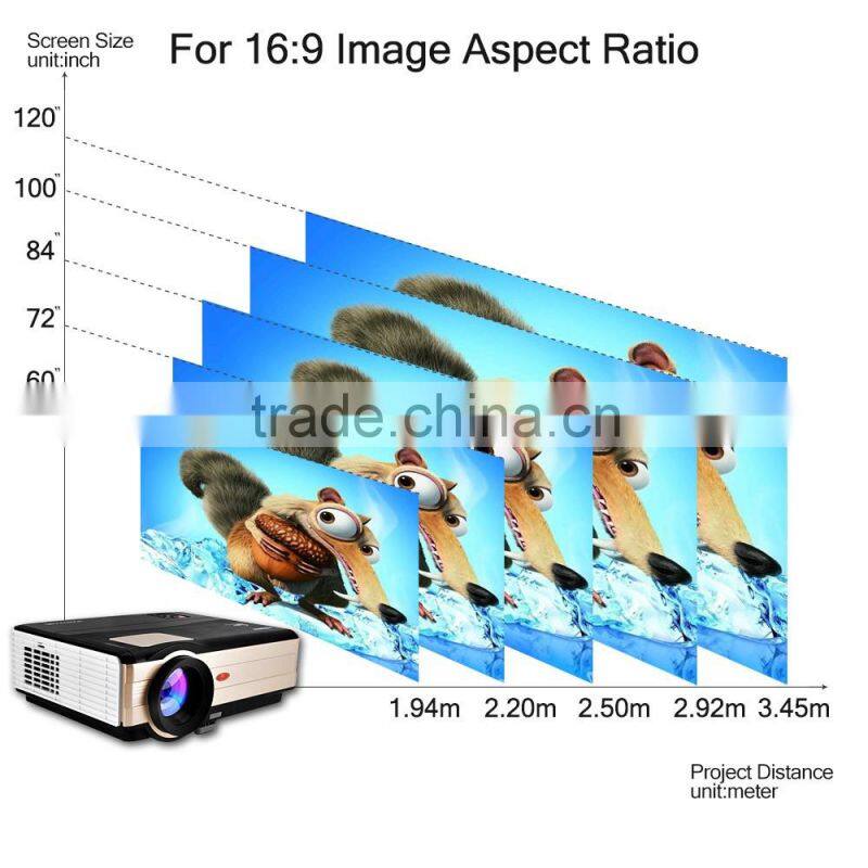 Multimedia Projector 4000 Lumen Home Cinema Projector