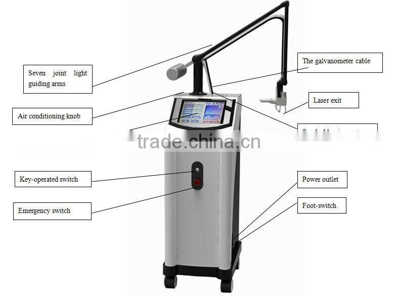 Fractional Co2 Laser for skin rejuvenation beauty equipment