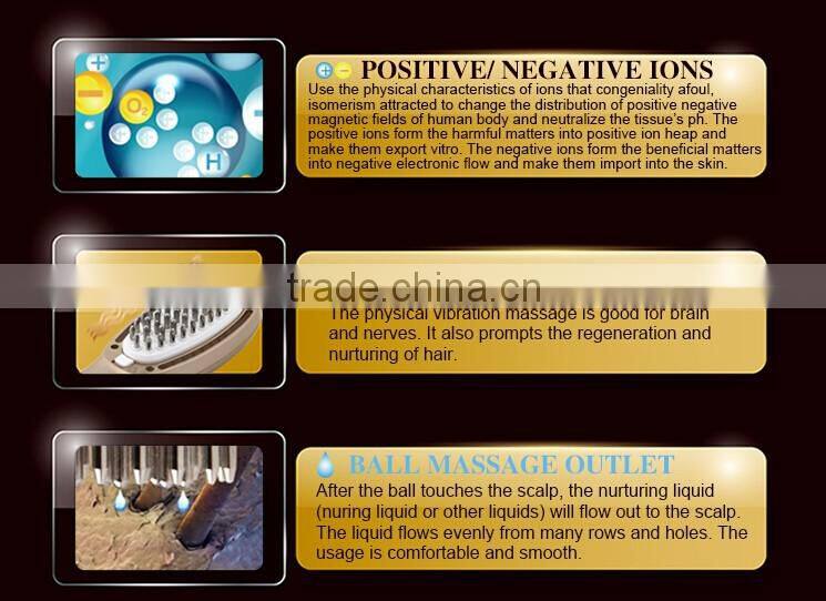 Hot sale and unique hair growth comb laser massage comb