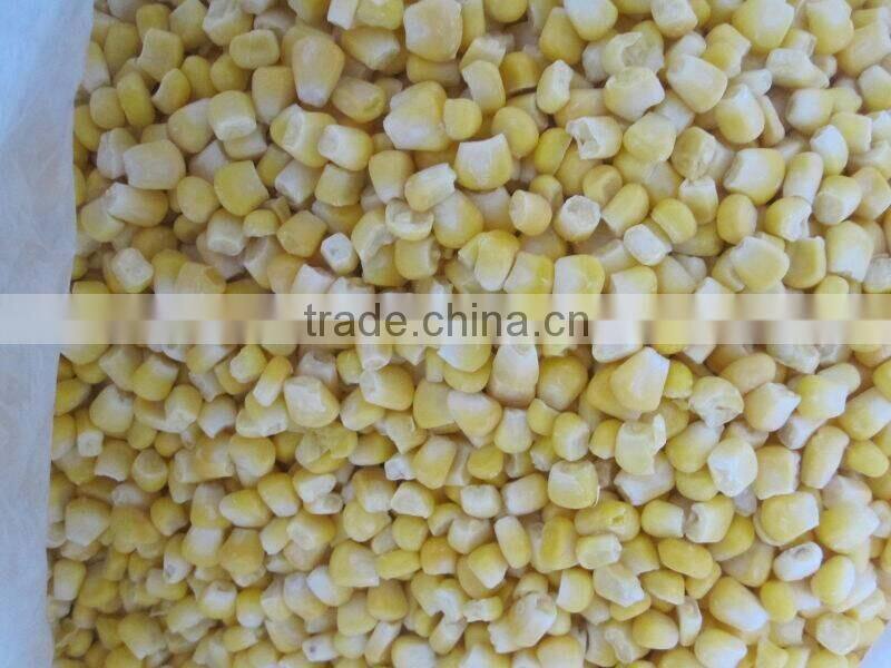 Chinese supplier frozen sweet corn with FDA