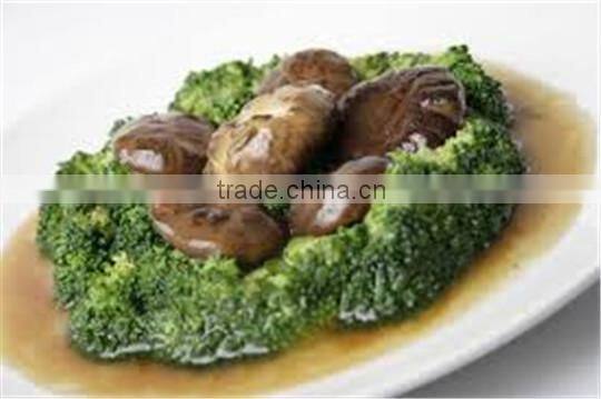 Whole fresh shiitake mushroom in can