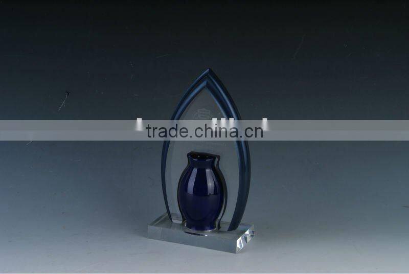 2012NEW HOT SALE glass acrylic trophy cup and trophies