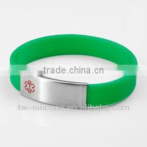 Factory custom make custom medical id wristbands for cyclists