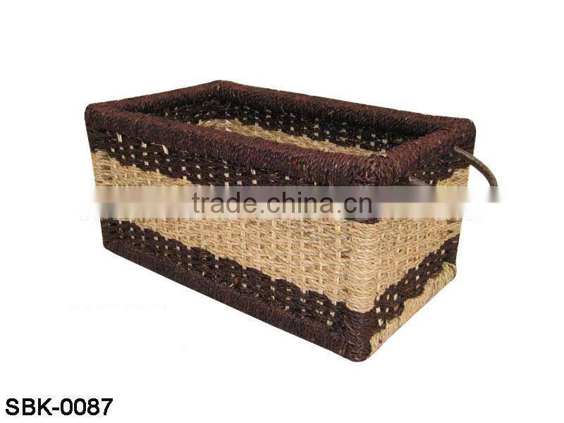 Hot selling sea grass food storage baskets (july@etopvietnam.com)