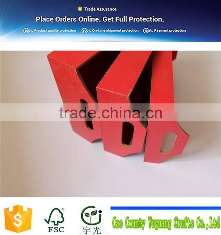 2015 OEM Red MDF storage tray 3 in 1 set