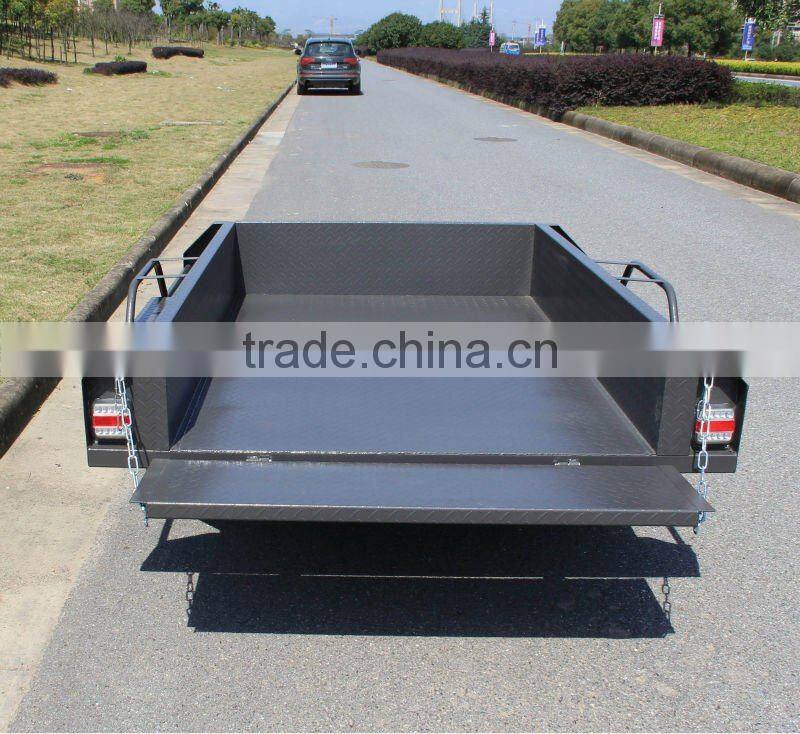 8x5 Chequer Plate Floor Full Welded Trailer