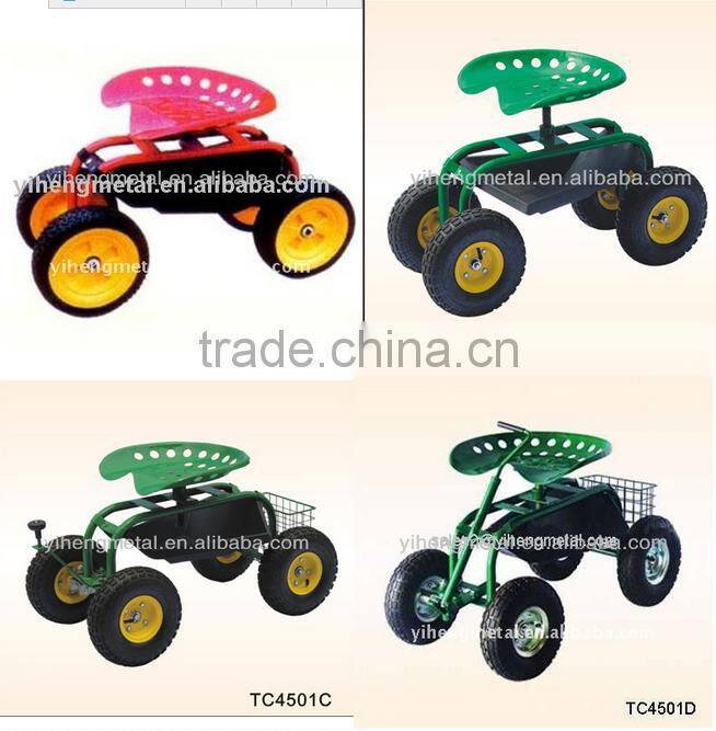 Garden Tractor Scoot With Bucket Basket TC4501C