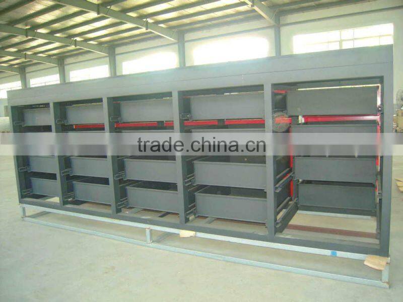 Steel work bench with drawers