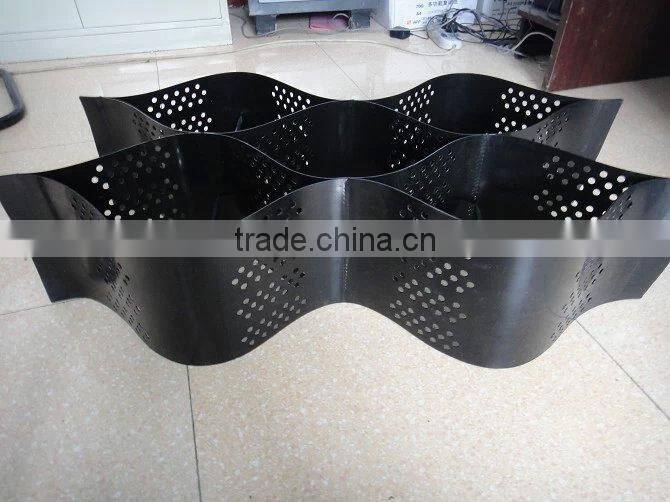 interlocking plastic driveway soil stabilizer geocell paver for road