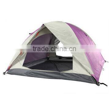 One Room Double Layer Camping Tent for 4 Persons