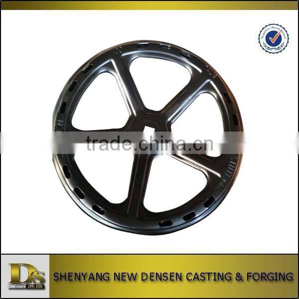 OD 300mm black Stamping handwheel for valve
