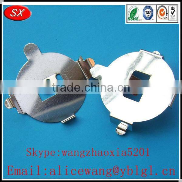 Nickel plating/copper/stainless steel 4 aa battery holder,coin cell battery holder,cr2477 battery holder