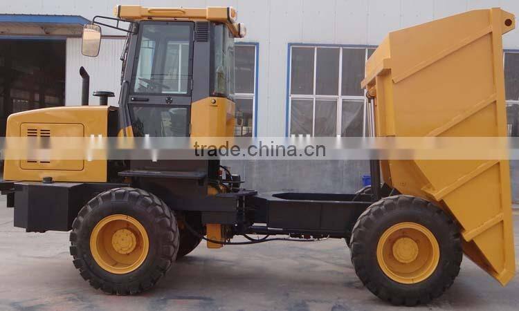 China 6 ton site dumper truck SD60 hot sale , hydrulic concrete dumper