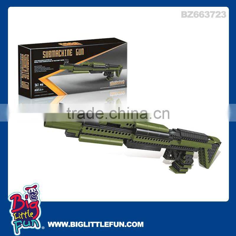 Plastic sniper rifle toy gun,building toys for boys