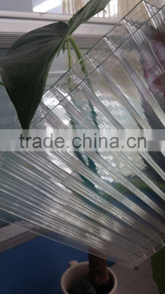 Good double wall polycarbonate sun roof sheet