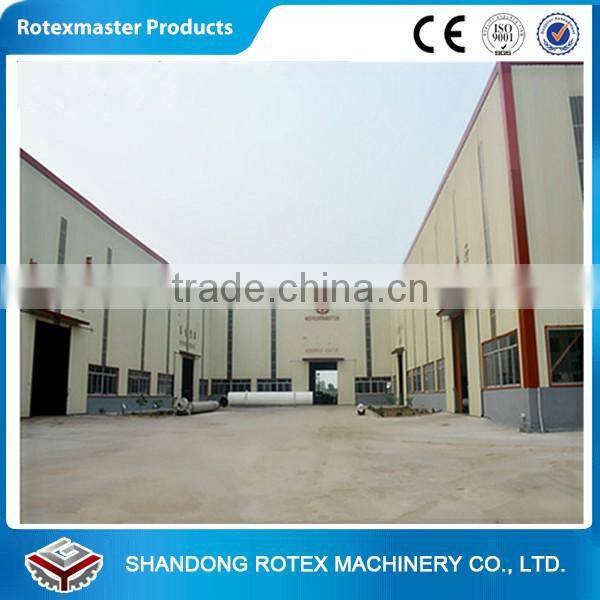 Rotary dryer in wood pellet production line