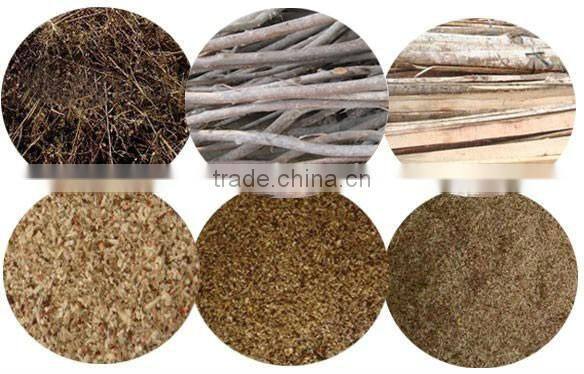 Diesel engine wood hammer mill/sawdust making machine for forest farm