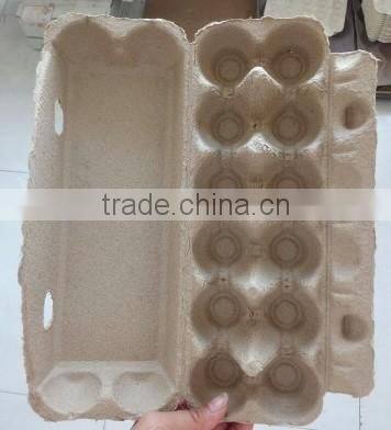 Pulp color egg trays/ paper open egg trays for sale