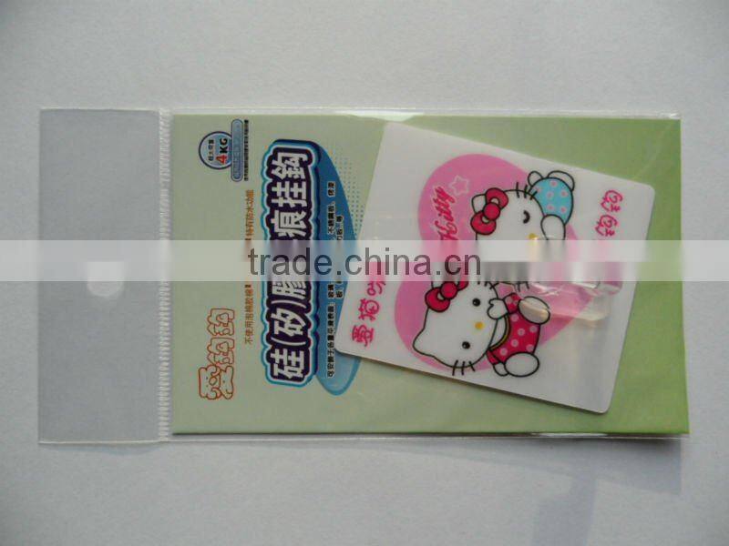 Fashion silicone houseware removable Decorative hook