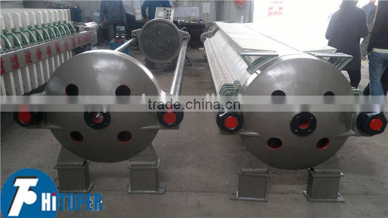 High pressure round plate mining industry waste water treatment filter