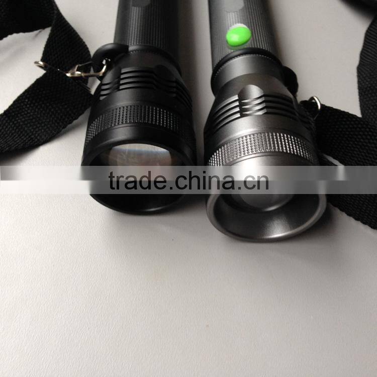 Aluminium LED Flashlight zoom flashlight tactical flashlight 3XD batteries flashlight
