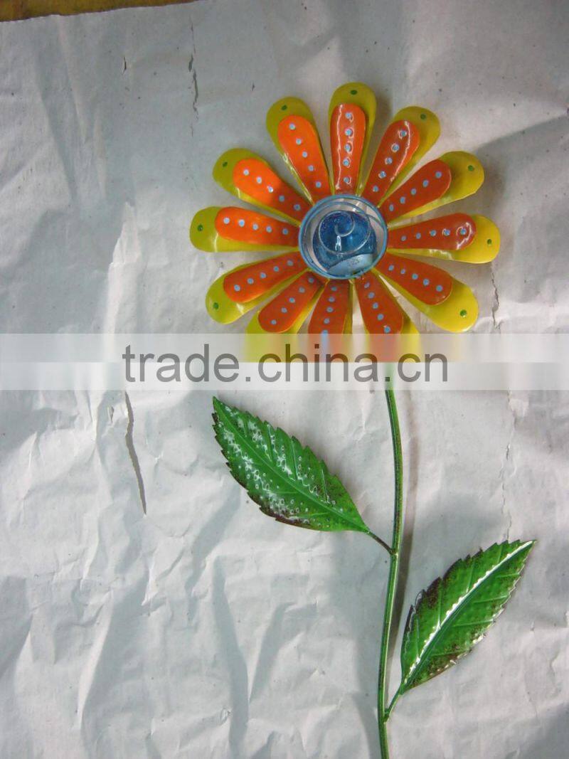 garden decoration flower stakes decorative flower stake metal flower stake flower garden decoration stake flower pick