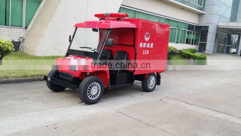 High quality 4 wheel new electric fire fighting utility mini cars CE approved
