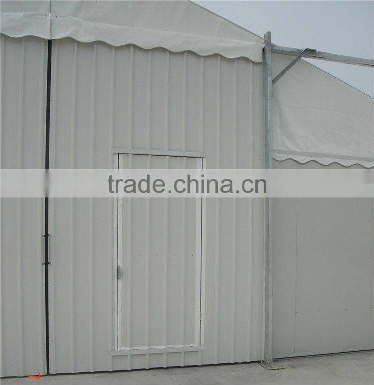 Giant large space outdoor permanant 20x50m industrial warehouse tent storage tent with PVC covering for sale