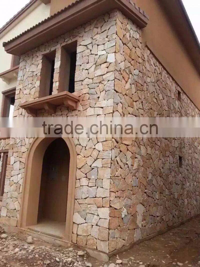 slate cultured stone;irregular shape floor tiles;good price crazy slate paving
