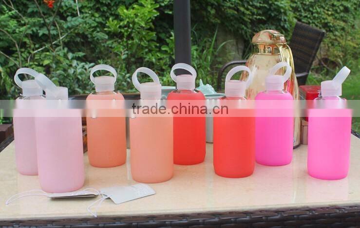 custom Silicone Bottle Cover ,Silicone Sleeves Glass Water Bottles
