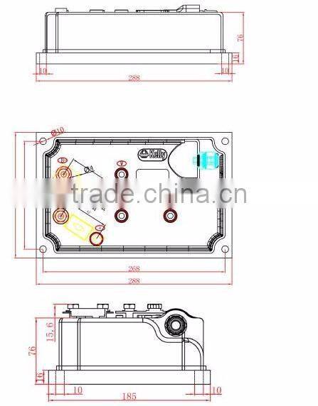 24V-144V,400A, AC Induction Motor Controller