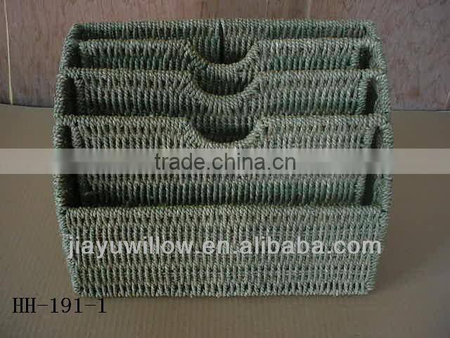 Linyi wholesale exquisite magazine wire basket with 100%handmade