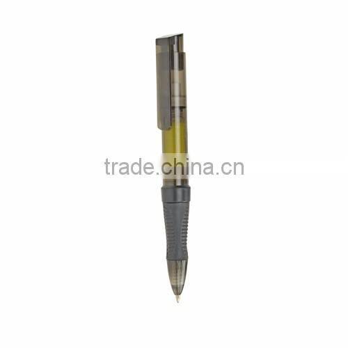 ballpoint pens in plastic case with memo stickers and rubber grip