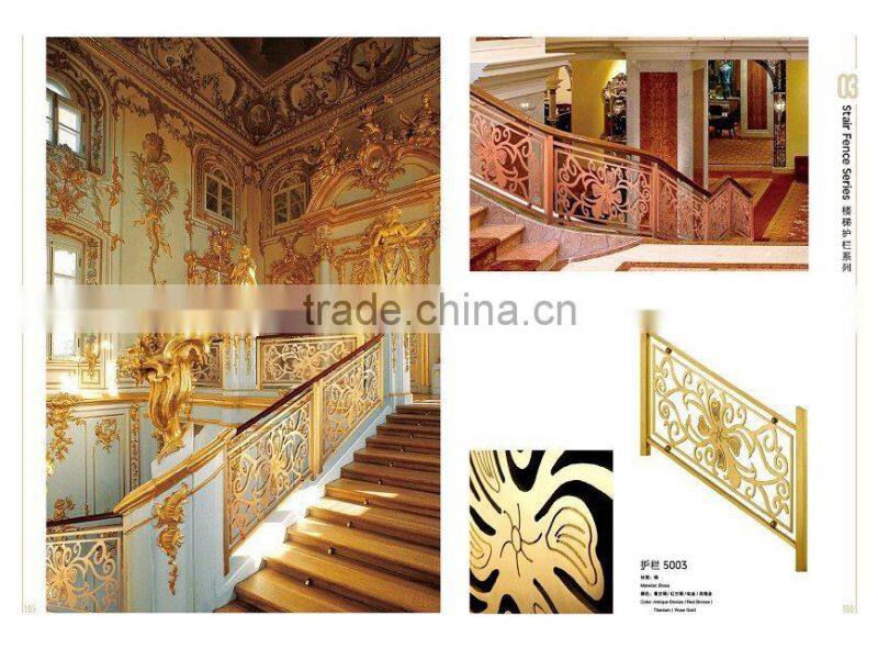 Customed Design Luxury Antique Metal Wall Mural