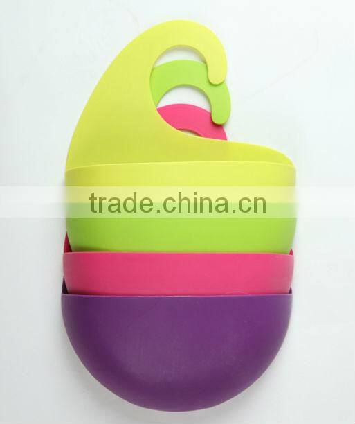 Plastic Bathroom Shower Caddy With Hook/ Plastic Bathing Storage Box With Hook/Hanging Bathroom Shower Caddy
