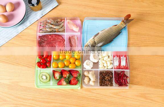 Wholesale Stock Small Order Kitchen Plastic Food Seal Crisper Box