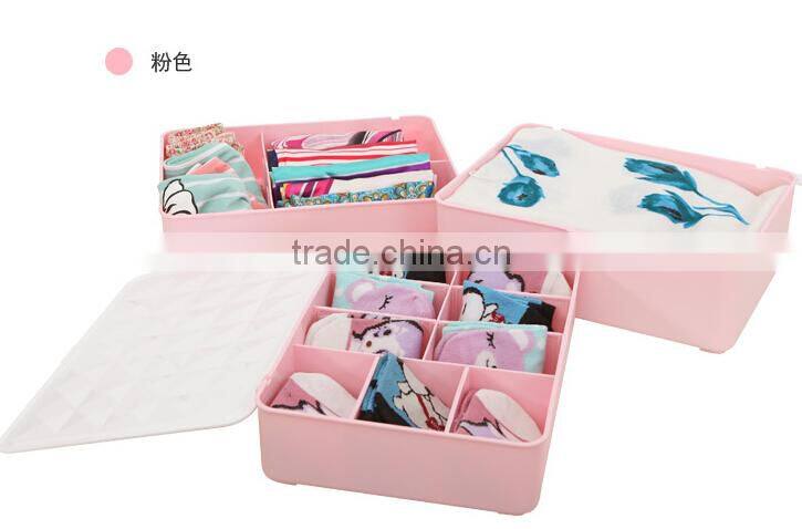 Colorful 3 In 1 With Covered Underware Storage box
