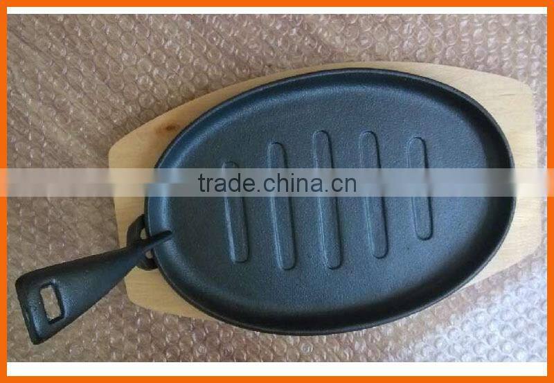 WS-FP16 oval frying pan/fajita pan