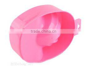 New top selling Finger Soak Off Tray Acrylic Gel Nail Bubble Bath Spa Bowl professional manicure nail bubble hand bowl