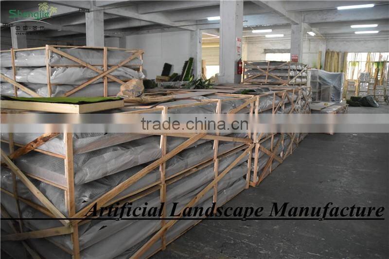 SAS016014 Artificial Hedge Panel UV Protect PE Boxwood Mat