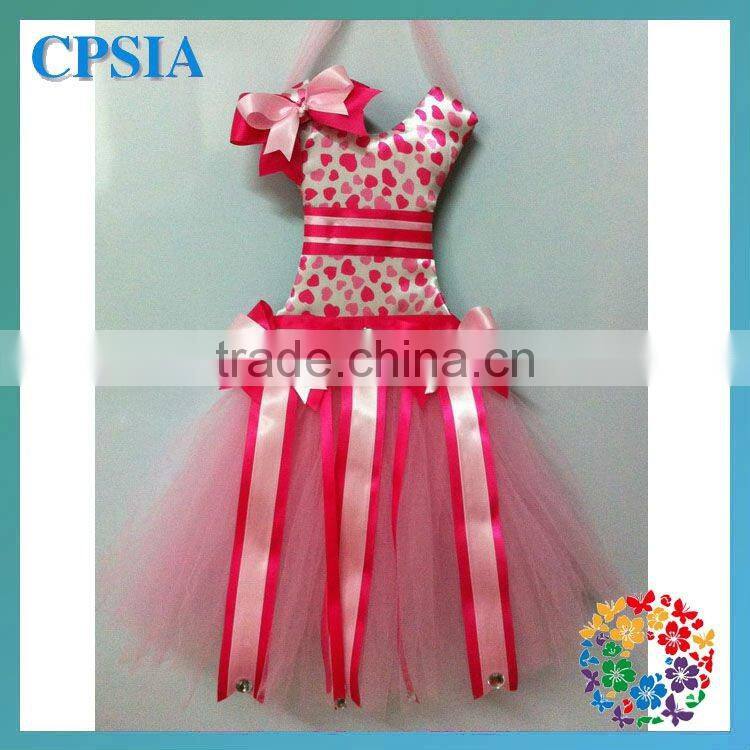 Lovely Damask Cheap Bow Holder Pink & Black Ribbon Bow Holder Gift Wholesale Decoration Hair Bow Holder