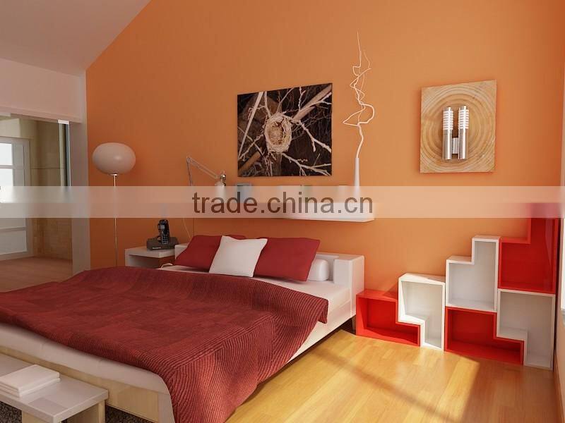 7 shape Wooden cube kids book shelf wall cube decorative shelves