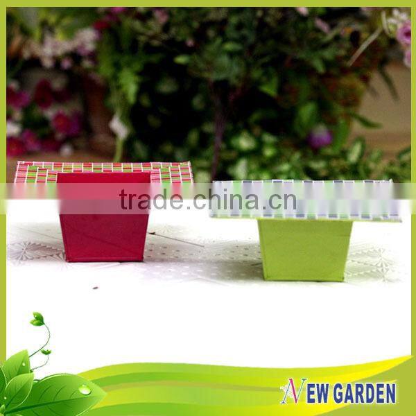 2015 New design waterproof durable decorative indoor flower pots
