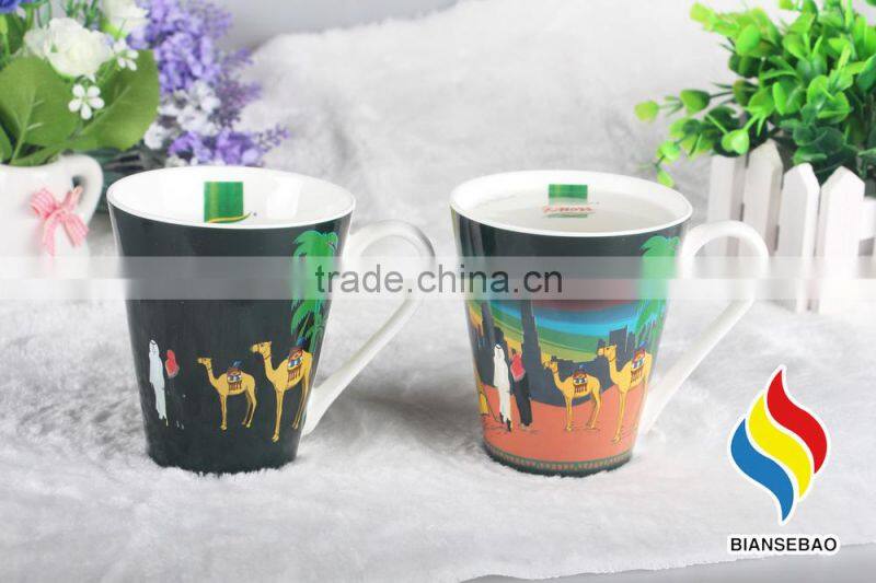 Change Color Cermic Cup Christmas Gifts